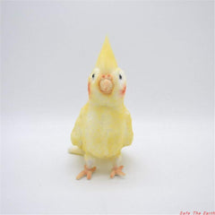 Tammyflyfly cockatiel plush closeup showing soft, cozy fabric for hugs