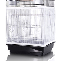 Tamu style bird cage seed catcher wraps around cages to reduce mess.