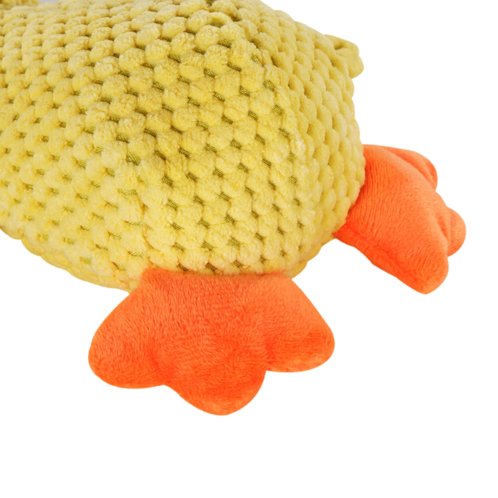 Tamu style Calming Yellow Duck Toy squeaker inside for interactive play.