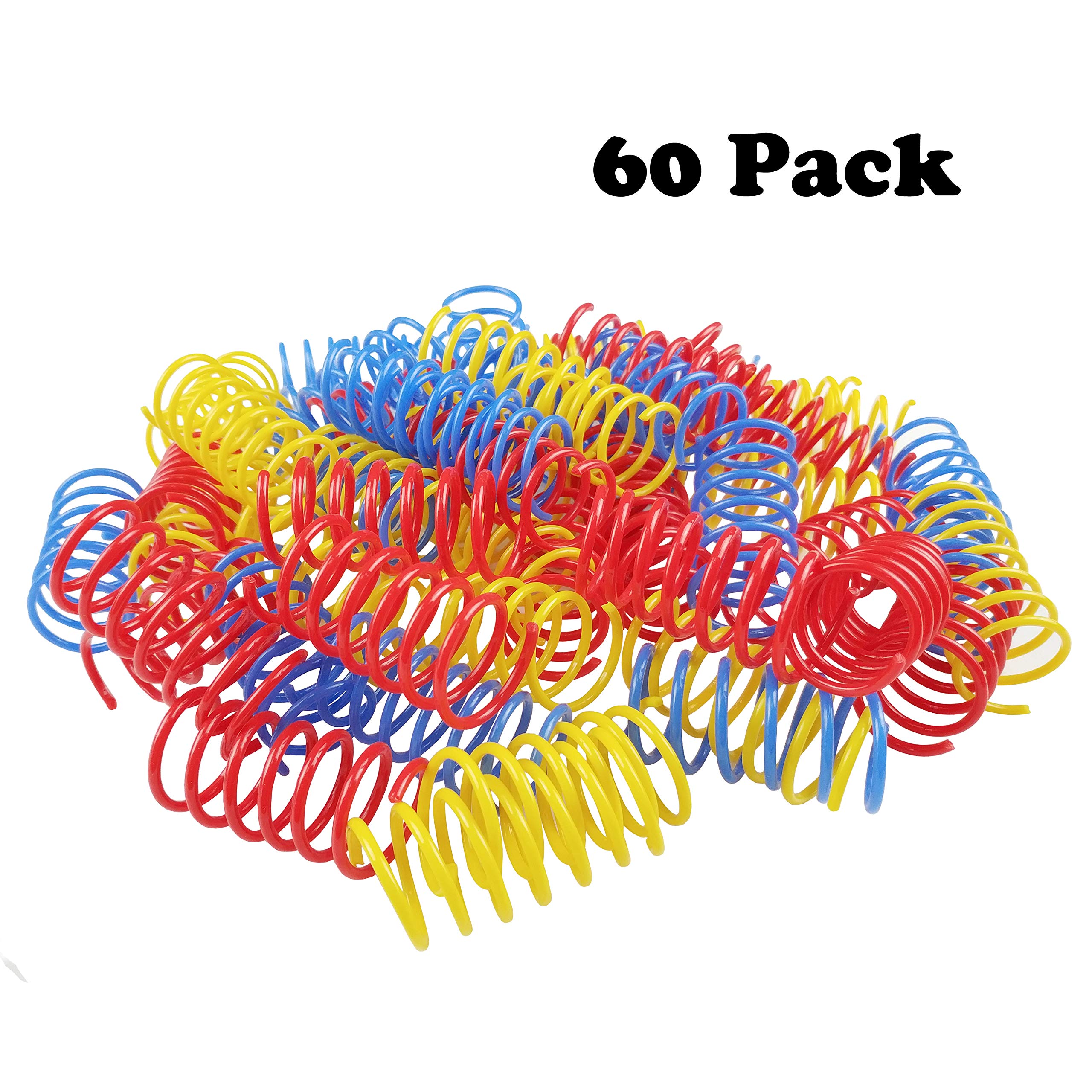 Tamu Style Cat Spring Toys random-bounce action keeps cats chasing and pouncing.