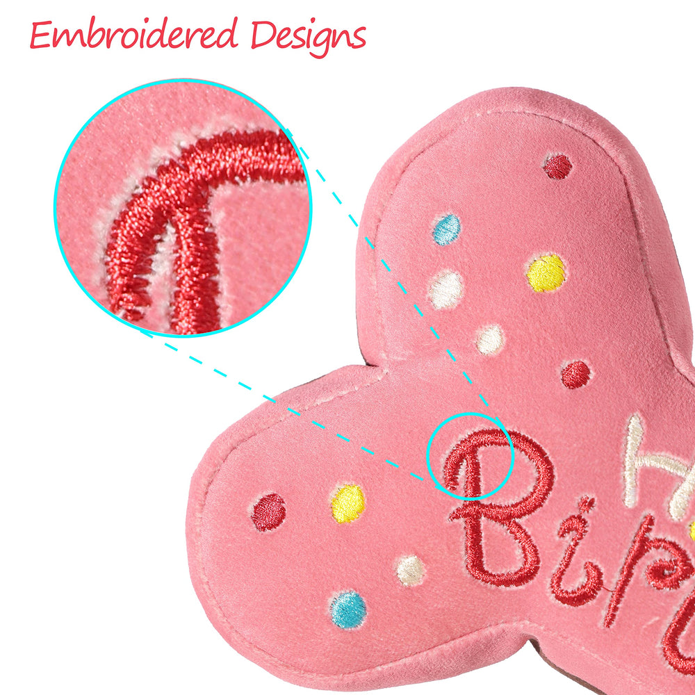 Tamu style bone-shaped cake toy with squeaker invites active play and engagement.