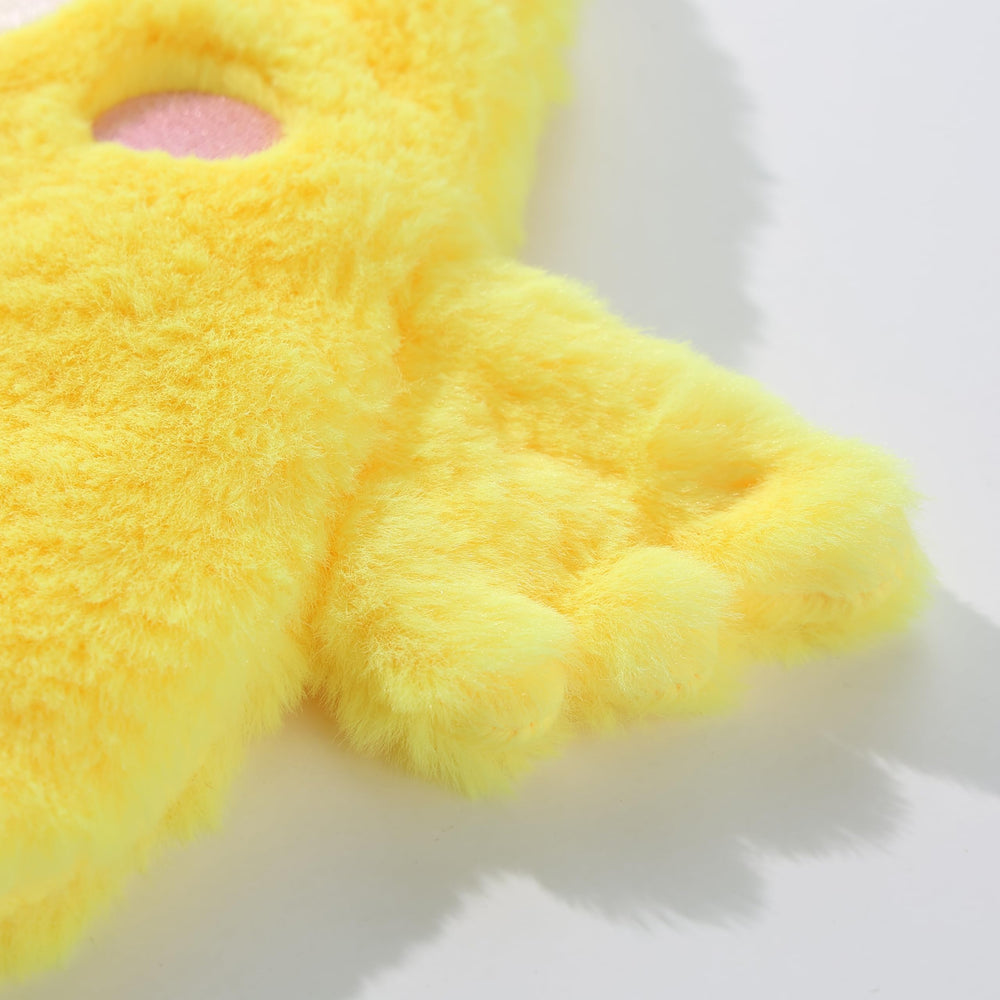 Tamu Style dog chicken crinkle toy squeaker closeup showing engaging sounds.