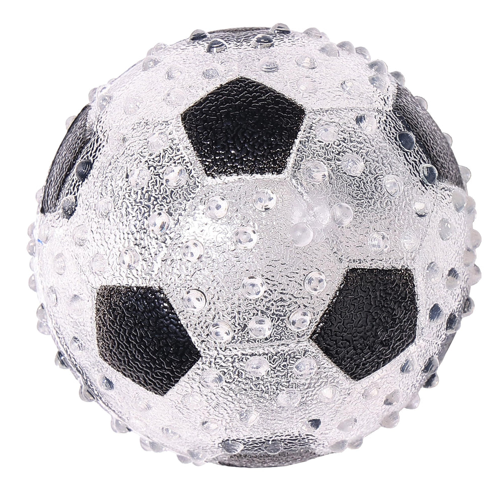 Tamu style dog squeaky ball volleyball—soft spikes help massage gums while chewing.