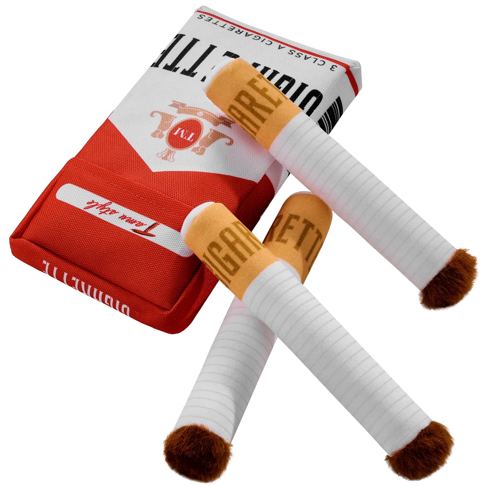 Tamu style funny interactive squeaky dog toy pack shot shows colorful design and inviting textures for playful dogs