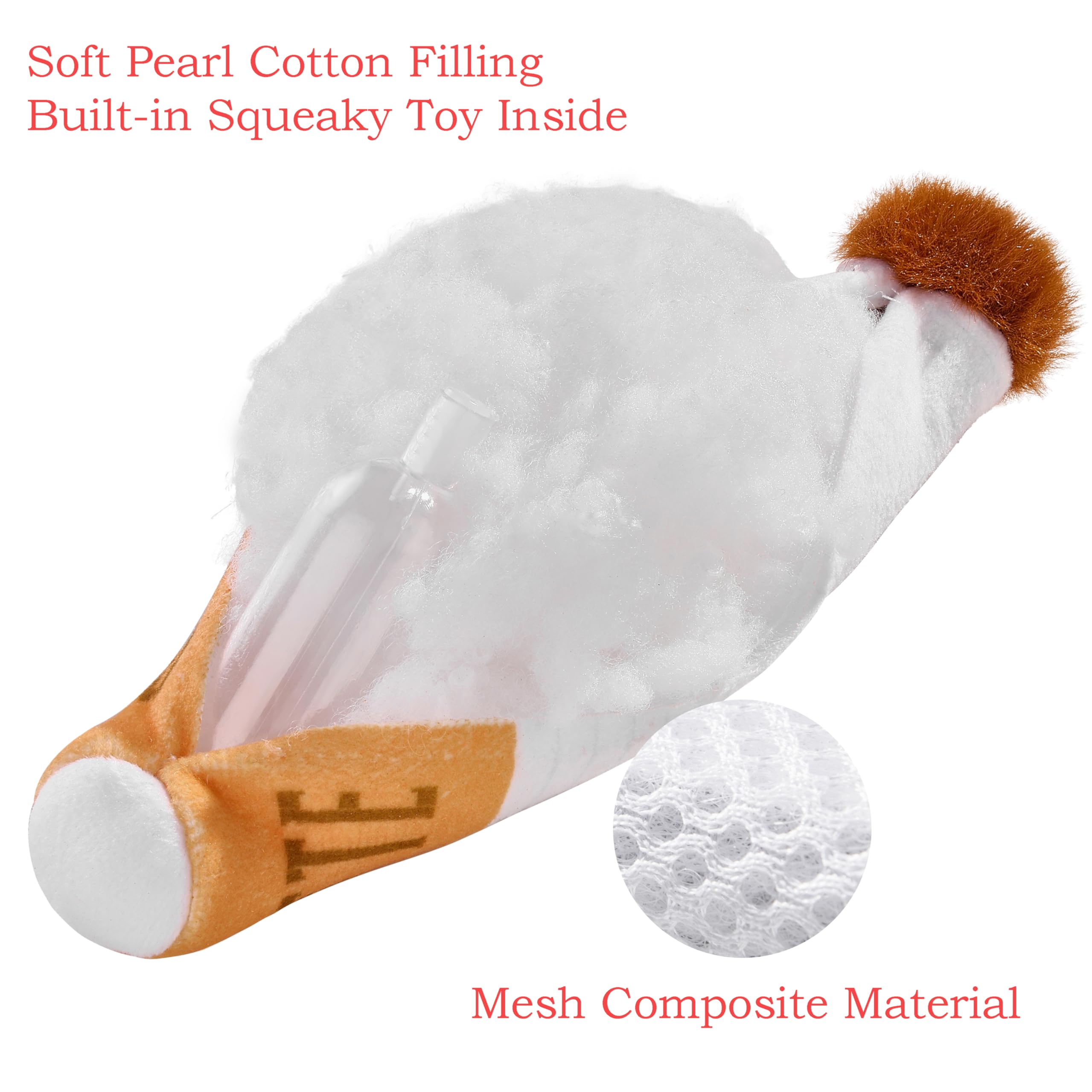 Tamu style soft plush toy for small and medium dogs highlights safe, gentle chewing fun