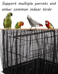 Tamu style lightweight breathable cage net keeps cages airy while blocking mess