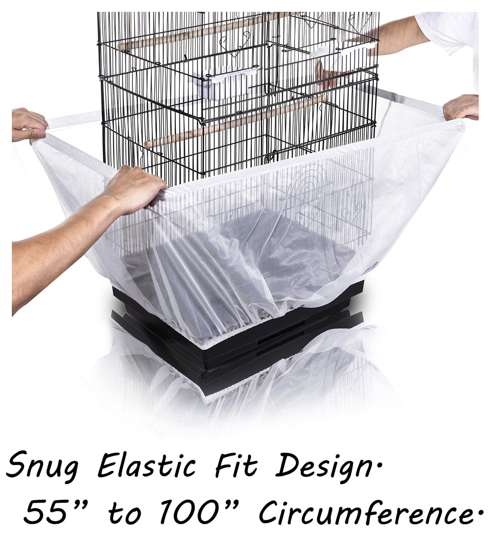 Tamu style machine-washable nylon netting for easy cleaning.