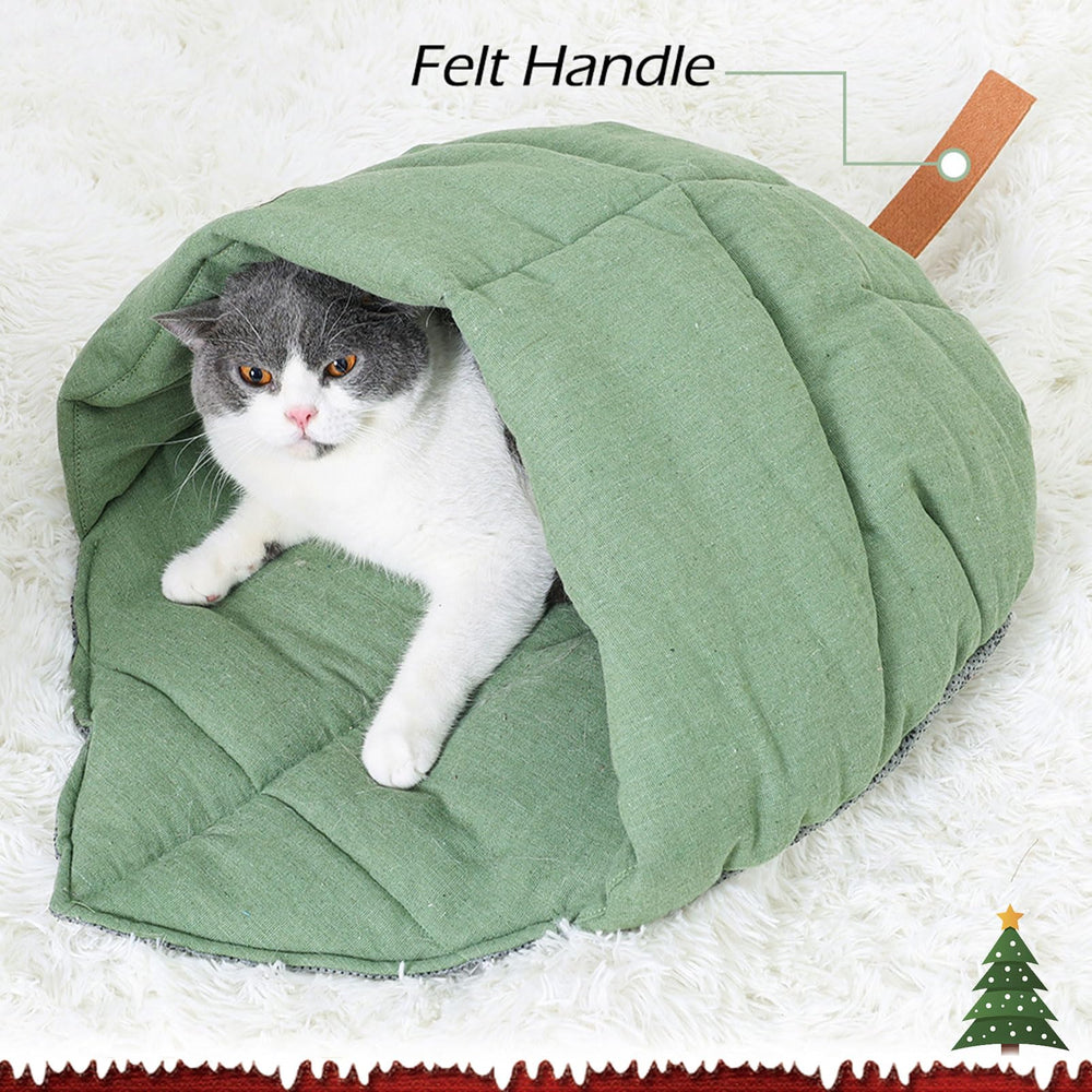 TANGN cat sleeping bag washable care makes cleaning simple.
