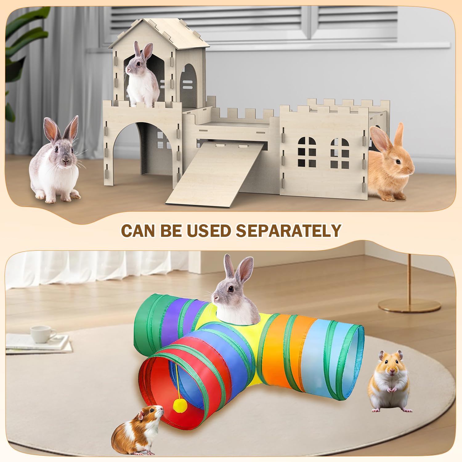 TankMatDecor chew-resistant poplar plywood withstands daily gnawing.