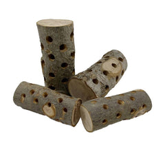 TANOMA Apple Wood natural-branch-closeup: untreated, 100 percent natural material for chewing and exploring.