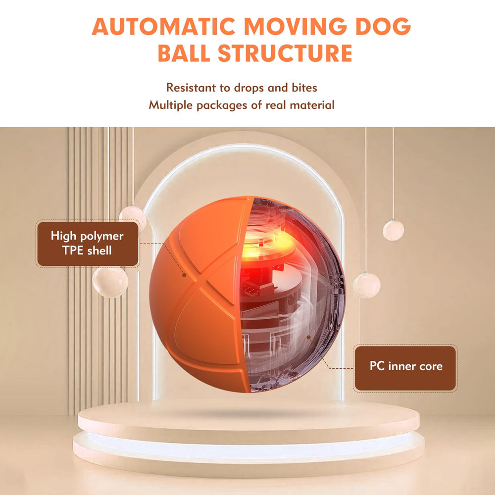 Tantanle BPA-free TPR dog ball designed for safe teething and play.