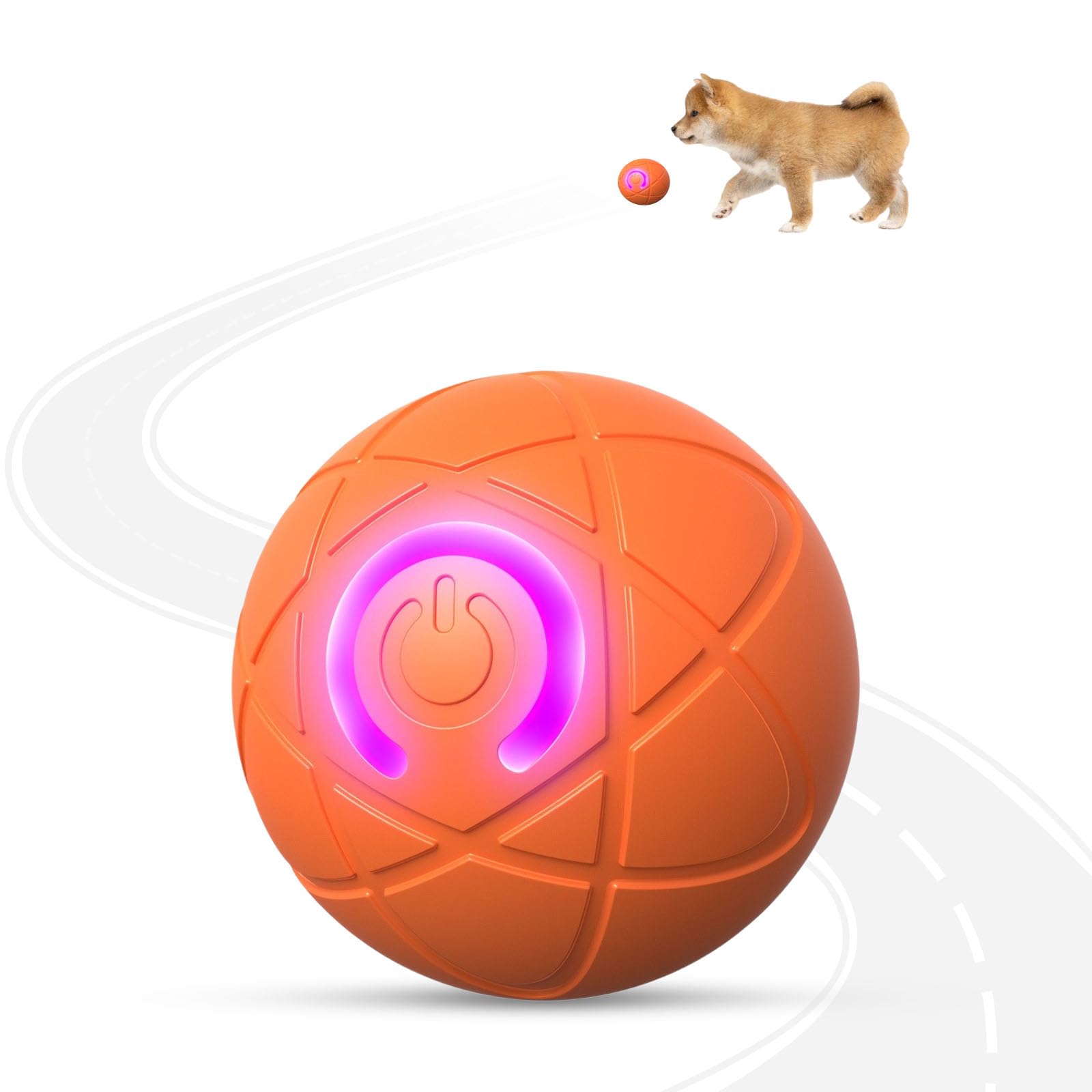 Tantanle interactive dog ball with smart auto-bounce for energetic small dogs.