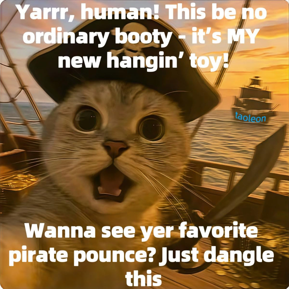 taoleon leaping cat spring toy bell jingling for sensory engagement