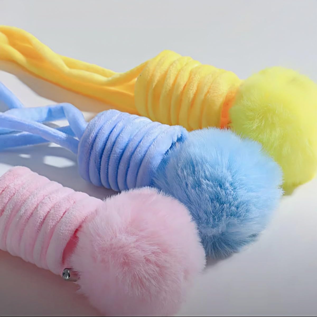 taoleon leaping cat spring toy soft rope avoids entanglement risk