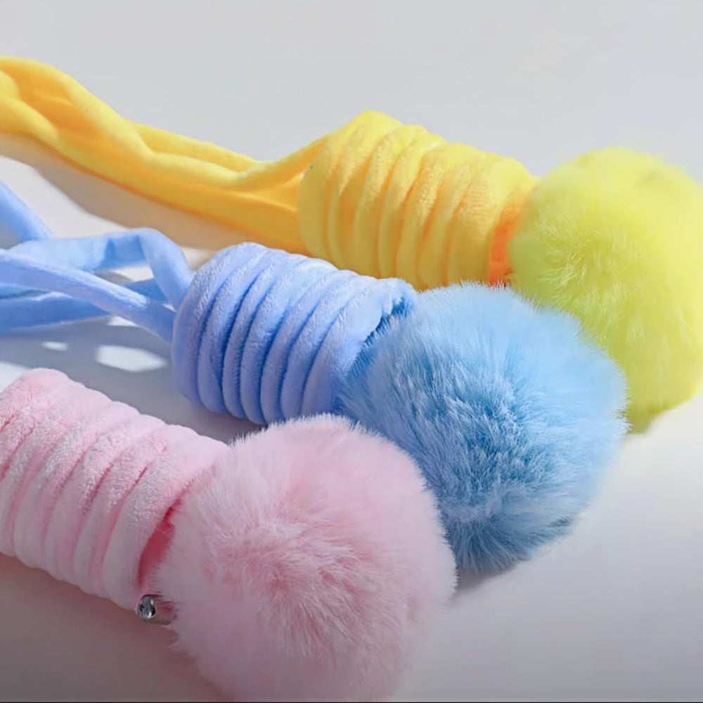 taoleon leaping cat spring toy soft rope avoids entanglement risk