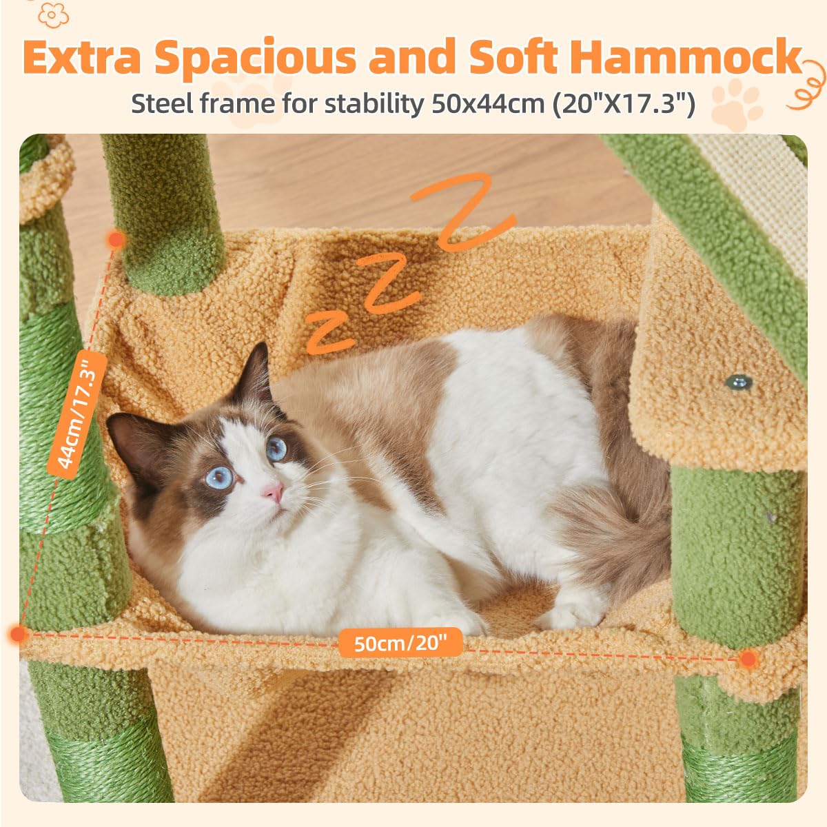 Taoqimiao cactus cat tree durable scratch board protects furniture