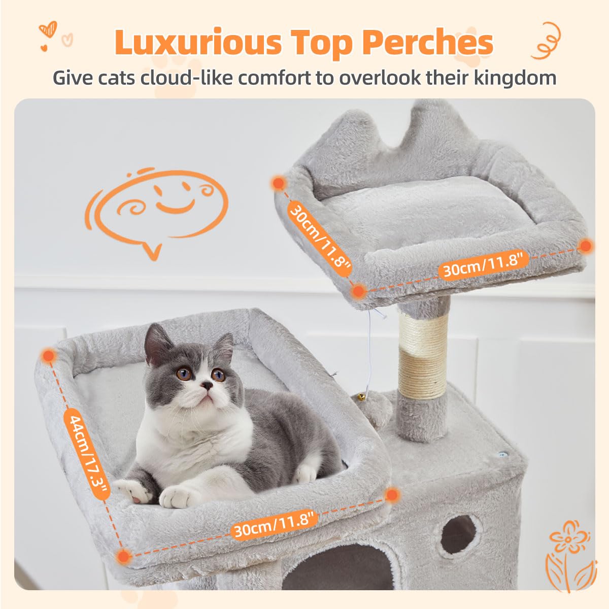Taoqimiao scratch board with bells engages scratching instincts and play.