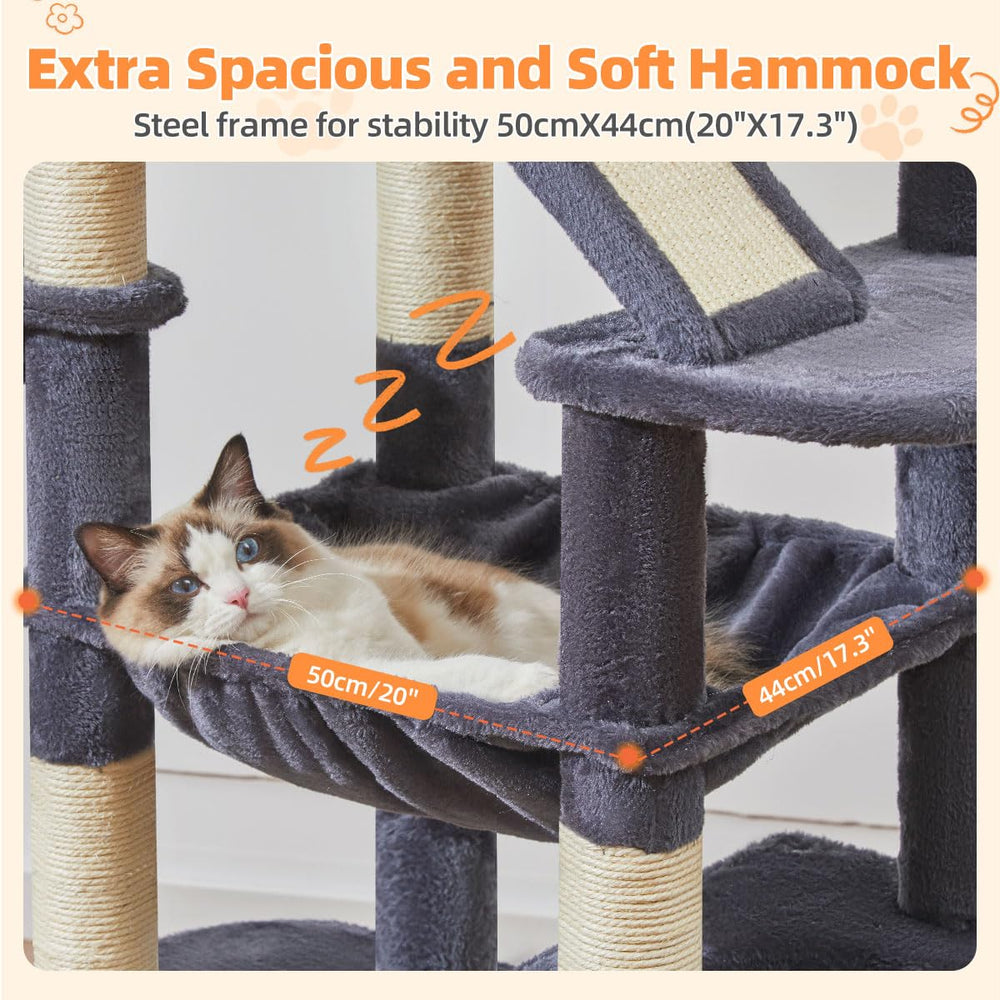 Taoqimiao cat-tree cat-apartments create private resting spaces for cats