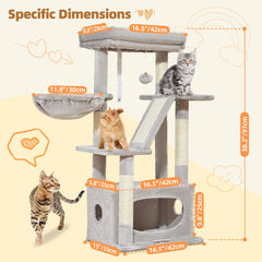 Taoqimiao luxurious-cat-condo provides a plush private retreat for restful cats.