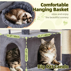 Taoqimiao MS043G cat cave private retreat for nap-time and quiet lounging