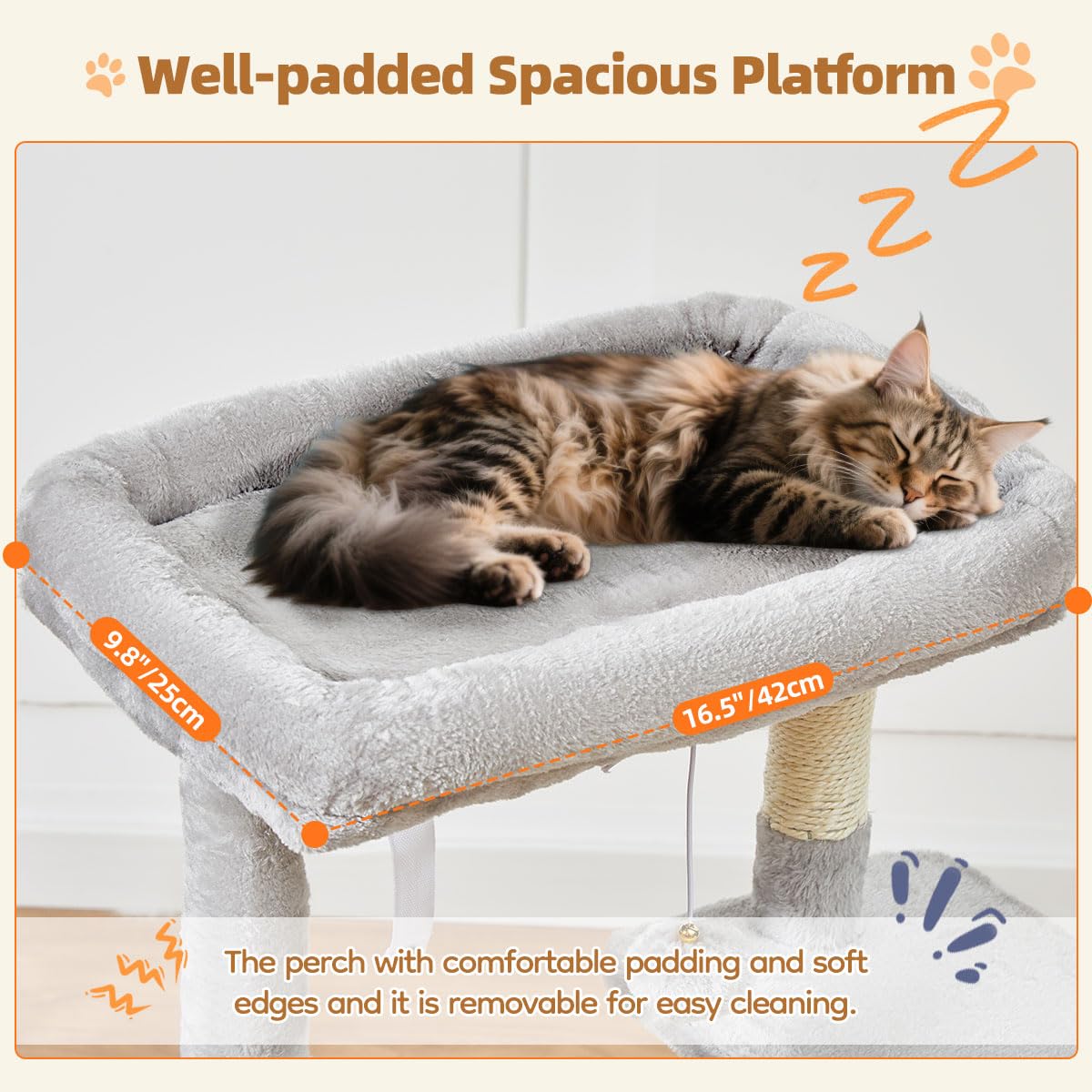 Taoqimiao soft-padding-large-habitat delivers cloud-like comfort for long naps.