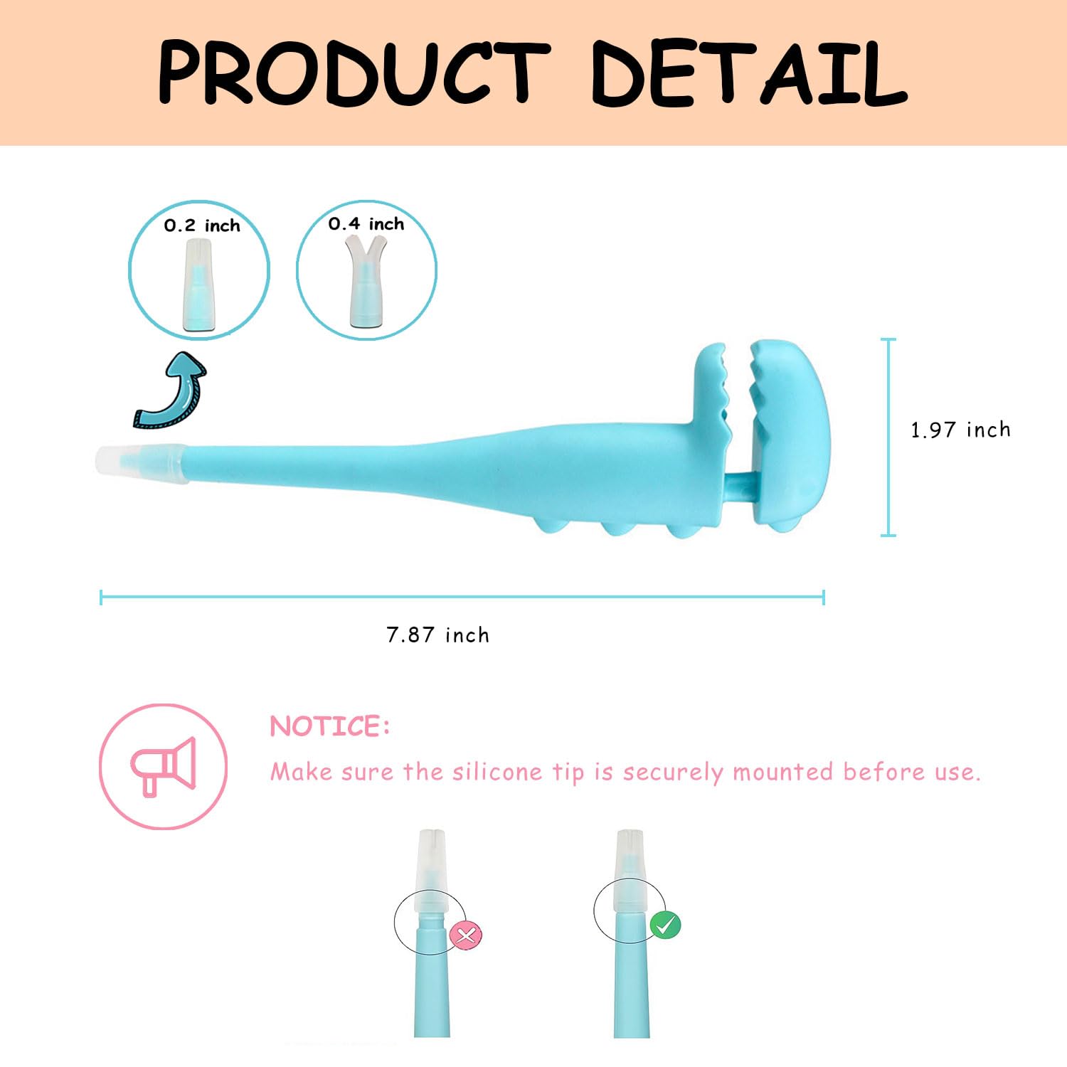 TAOZUA Cat Pill Shooter portable-size is easy to carry during trips