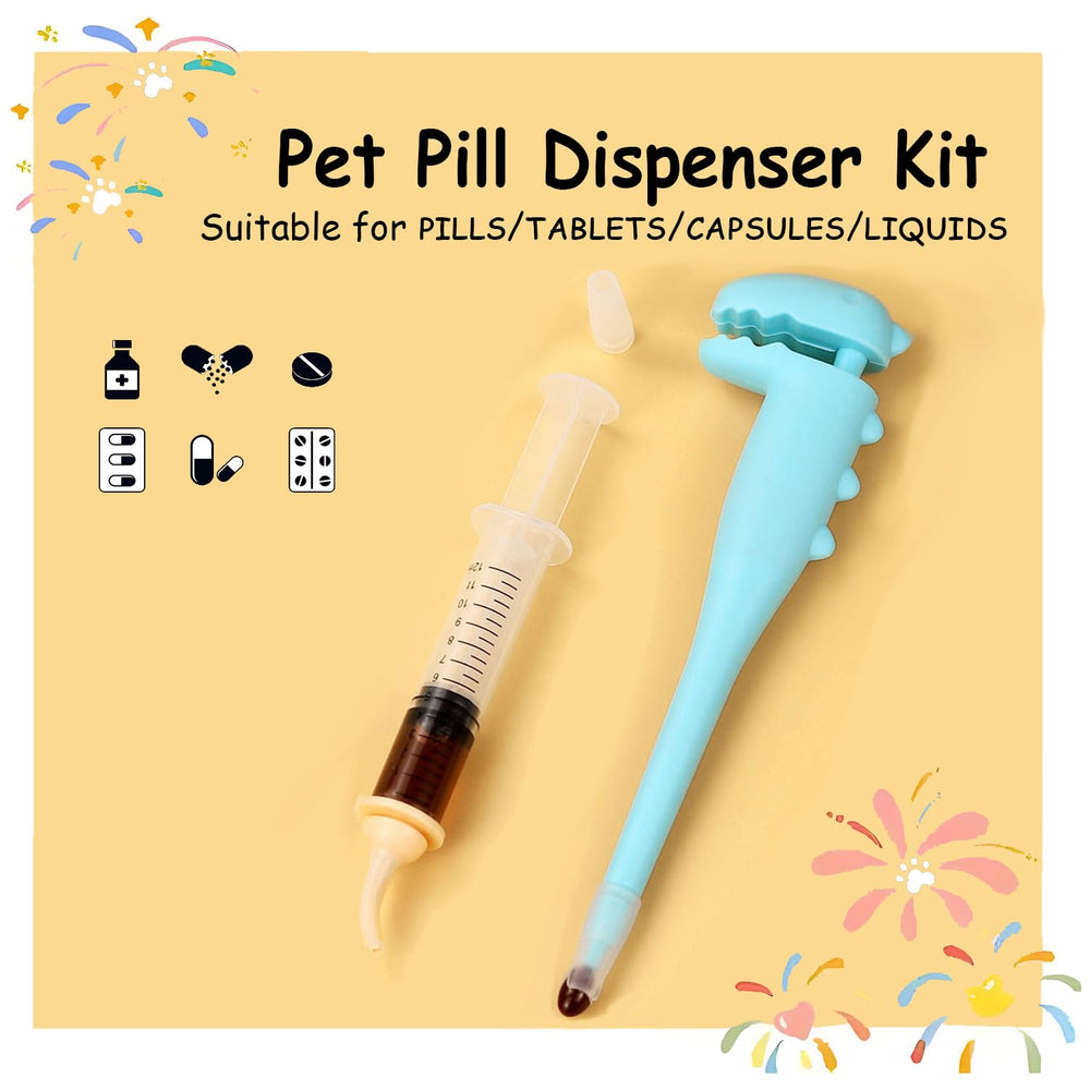 TAOZUA Pet Pill Gun in use for quick oral dosing