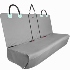 Tapizado dog car seat cover non-slip net keeps mat in place for safe travels.