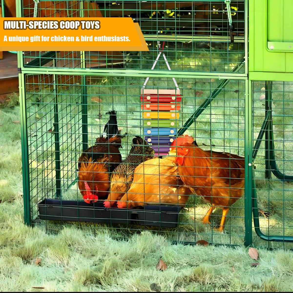 Tarandus bird toy fits cages, promotes engaging entertainment