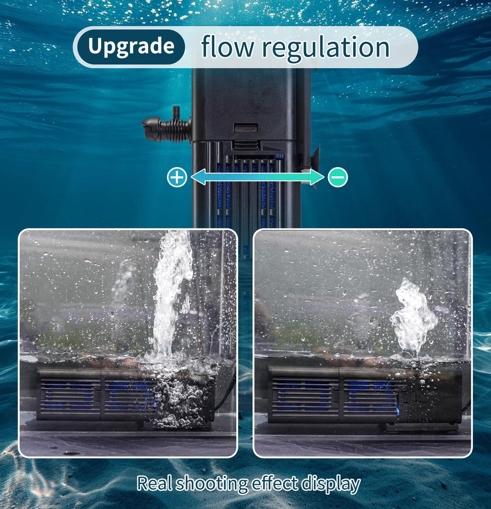 Tararium aquarium filter-bio-sponge-reusable highlights reusable media improving water clarity
