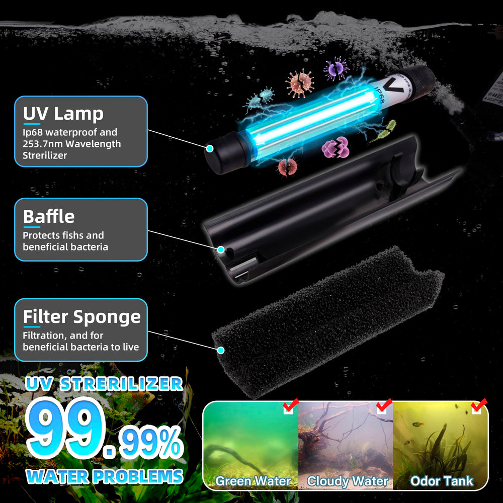 Tararium filter-deodorization reduces odors in marine and freshwater setups