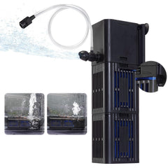 Tararium aquarium filter flow-adjustable-55-200gallon shows customizable circulation for versatile tanks