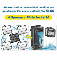 TARARIUM replacement sponge clip set keeps IX-90 media secure and easy to replace