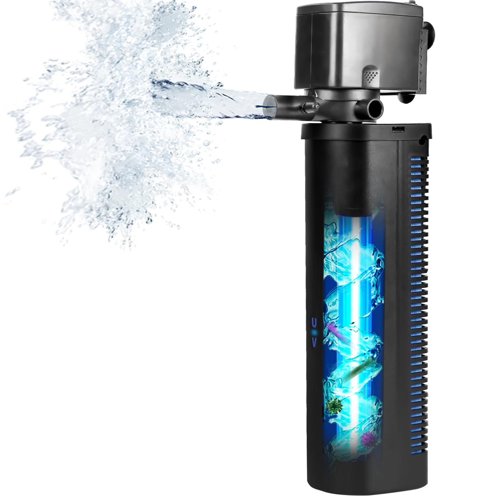 Tararium deodorization capability shown reducing tank smells for fresher water.