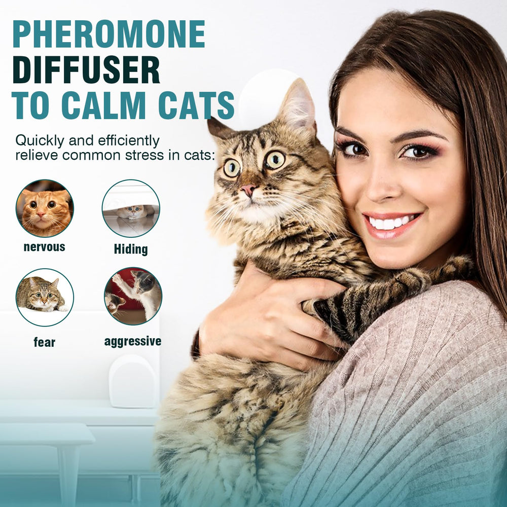 Taraxa Cat Calming Diffuser room-setup shows effective coverage for play areas up to 700 square feet.