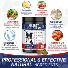 Taraxa dog paws licking treatment image suggests relief for paw itching.