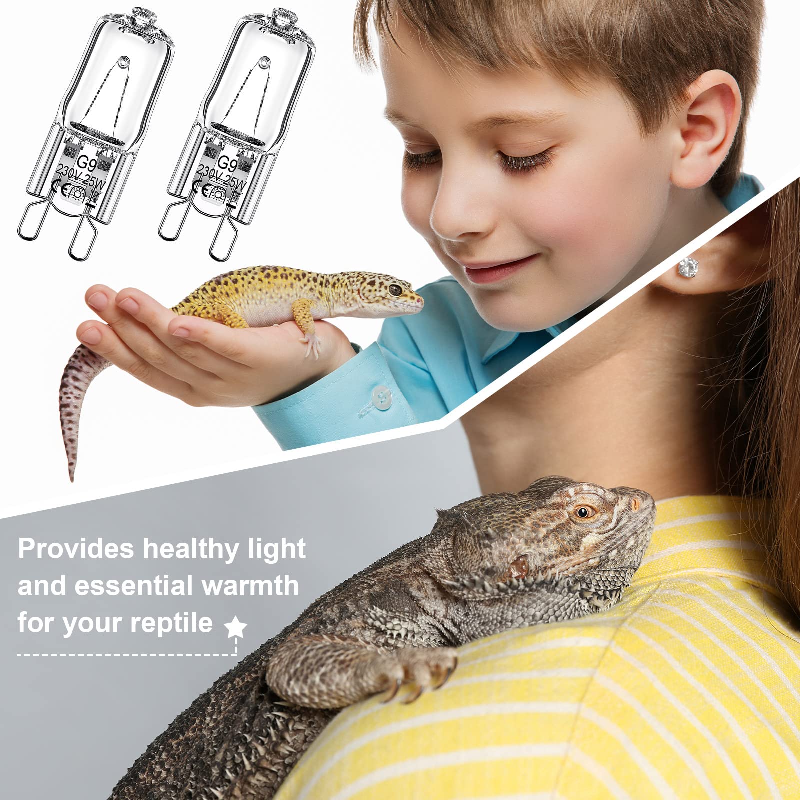 Tarpop durable reptile bulbs for long-lasting terrarium heating