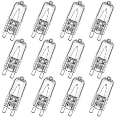 Tarpop G9 heat lamp bulbs 12-pack for reptile terrariums provide reliable warmth
