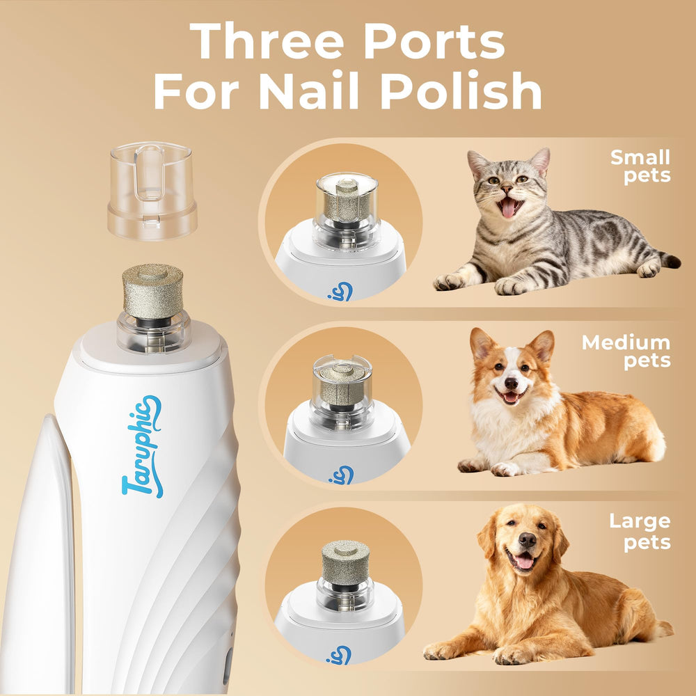 Taruphic dual LED lights illuminate nails for precise trimming in dim light.