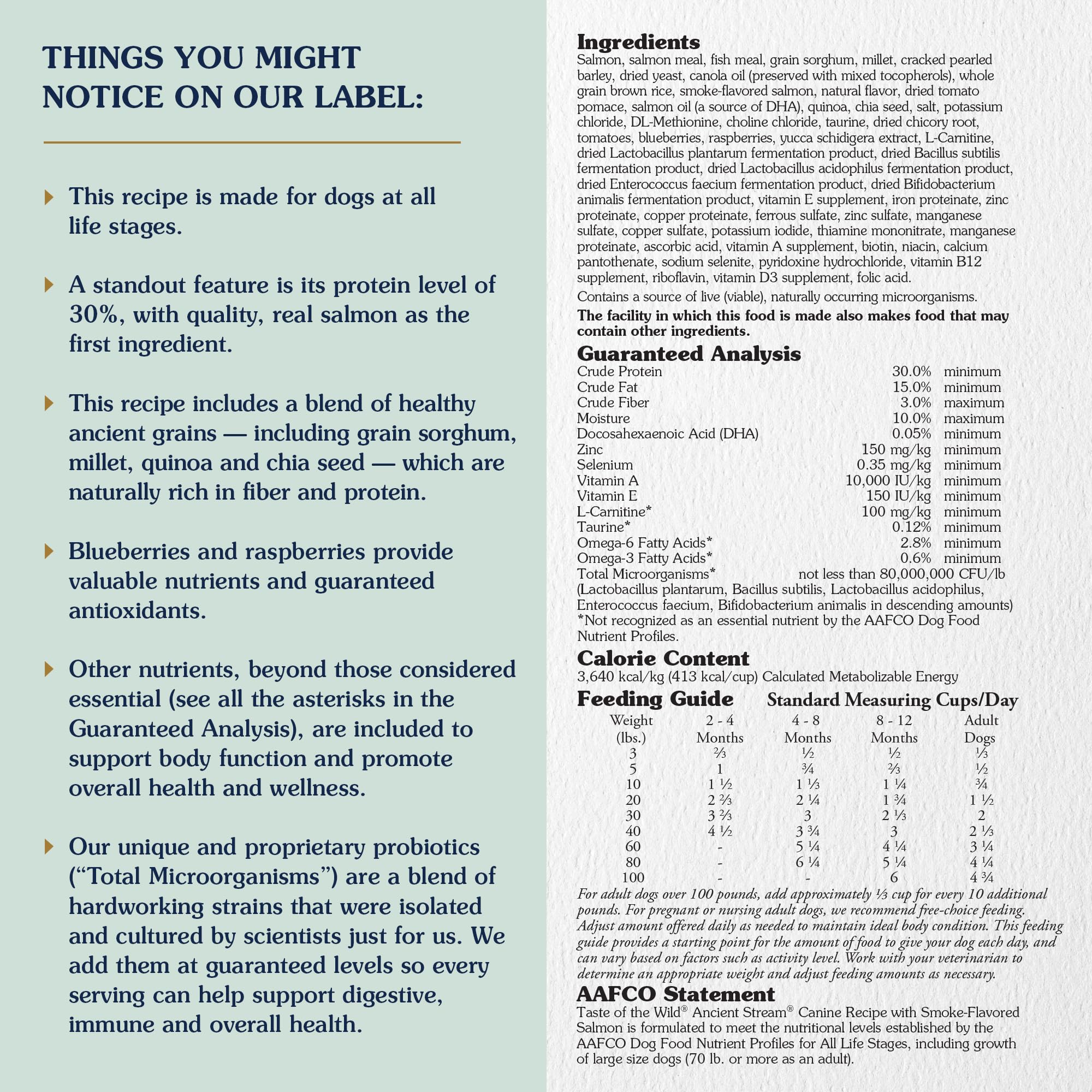 Ancient grains in a bowl from Taste of the Wild for steady energy and texture.