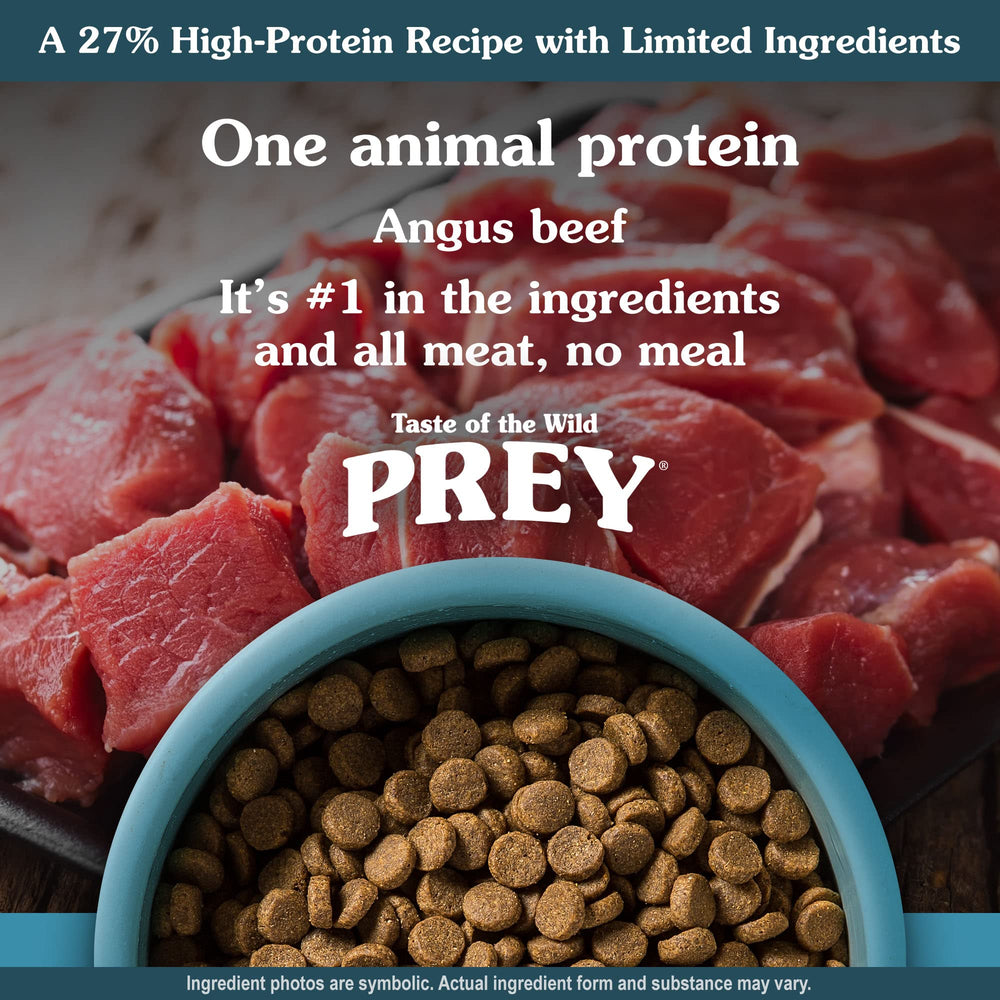 Taste of the Wild PREY probiotics image underscores 80 million CFU per pound.