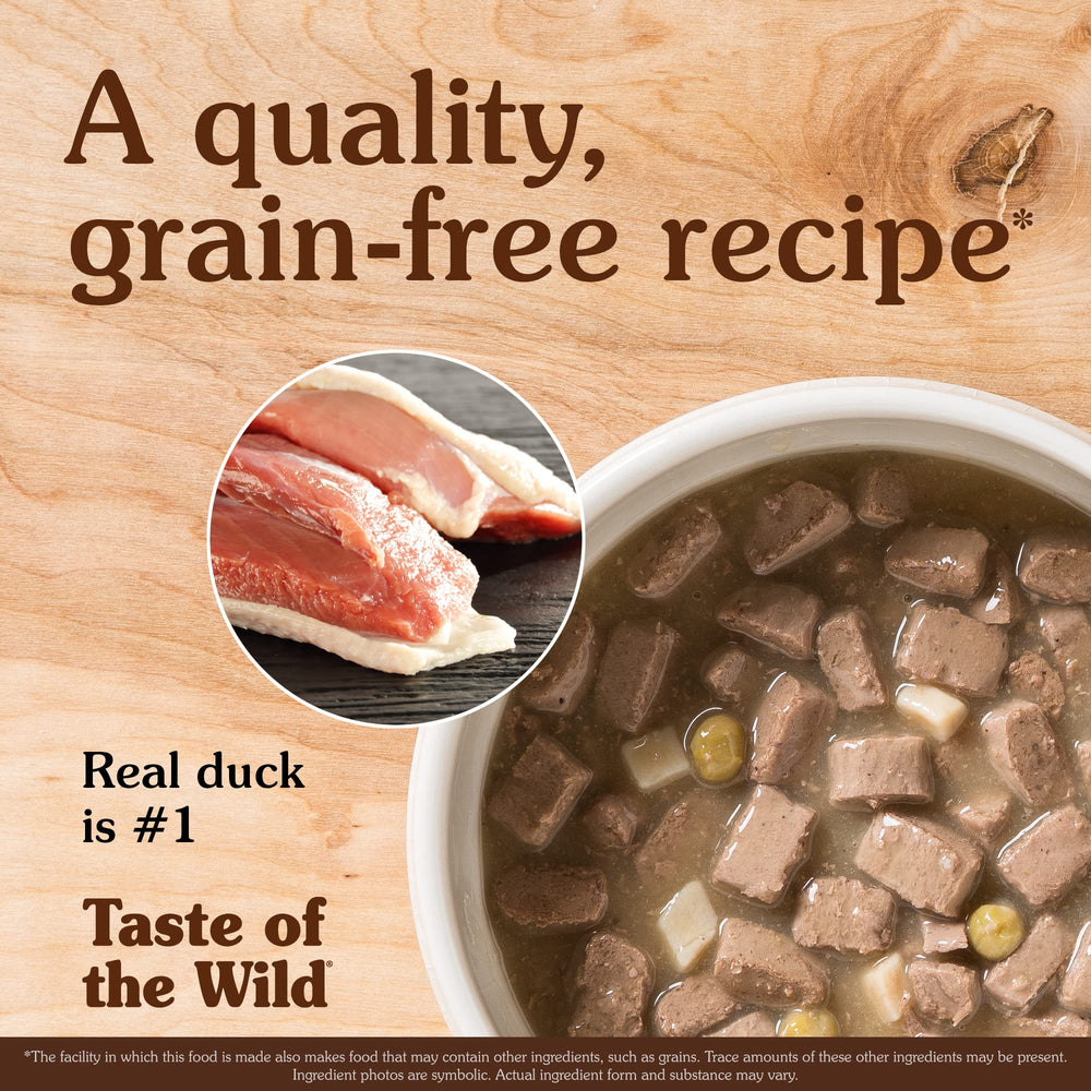 Taste of the Wild Wetlands ingredients peas, sweet potatoes, blueberries, raspberries support vitamins and minerals.