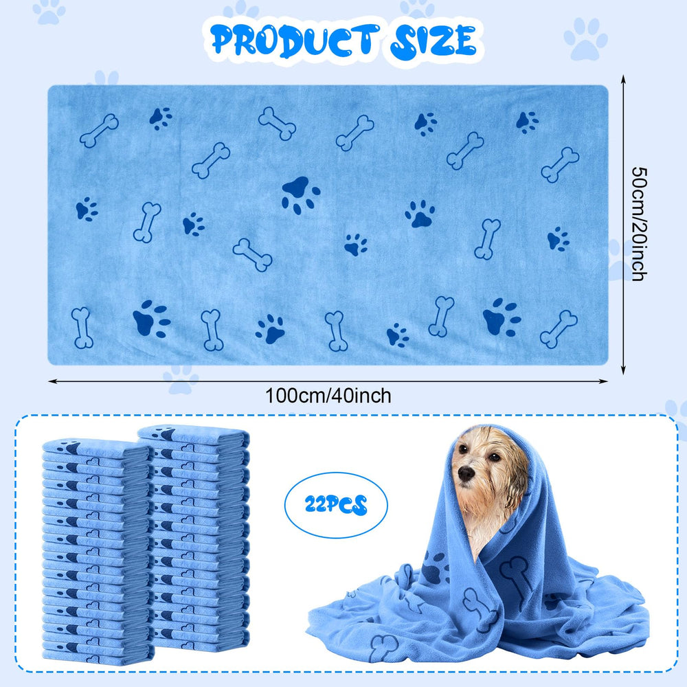 Tatuo dog towels microfiber close-up shows absorbent fibers for fast drying.