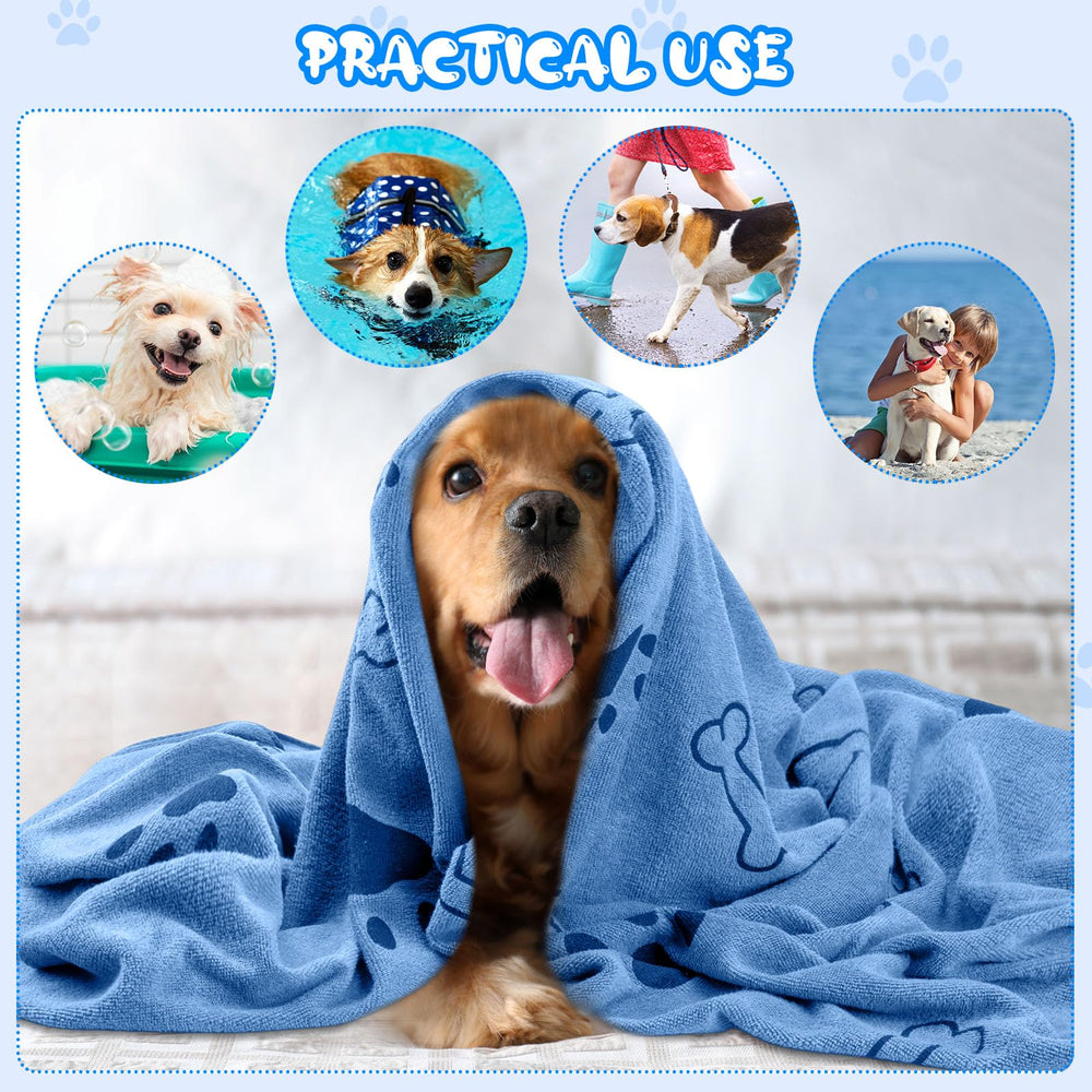 Tatuo dog towels travel-ready display folded in a bag.