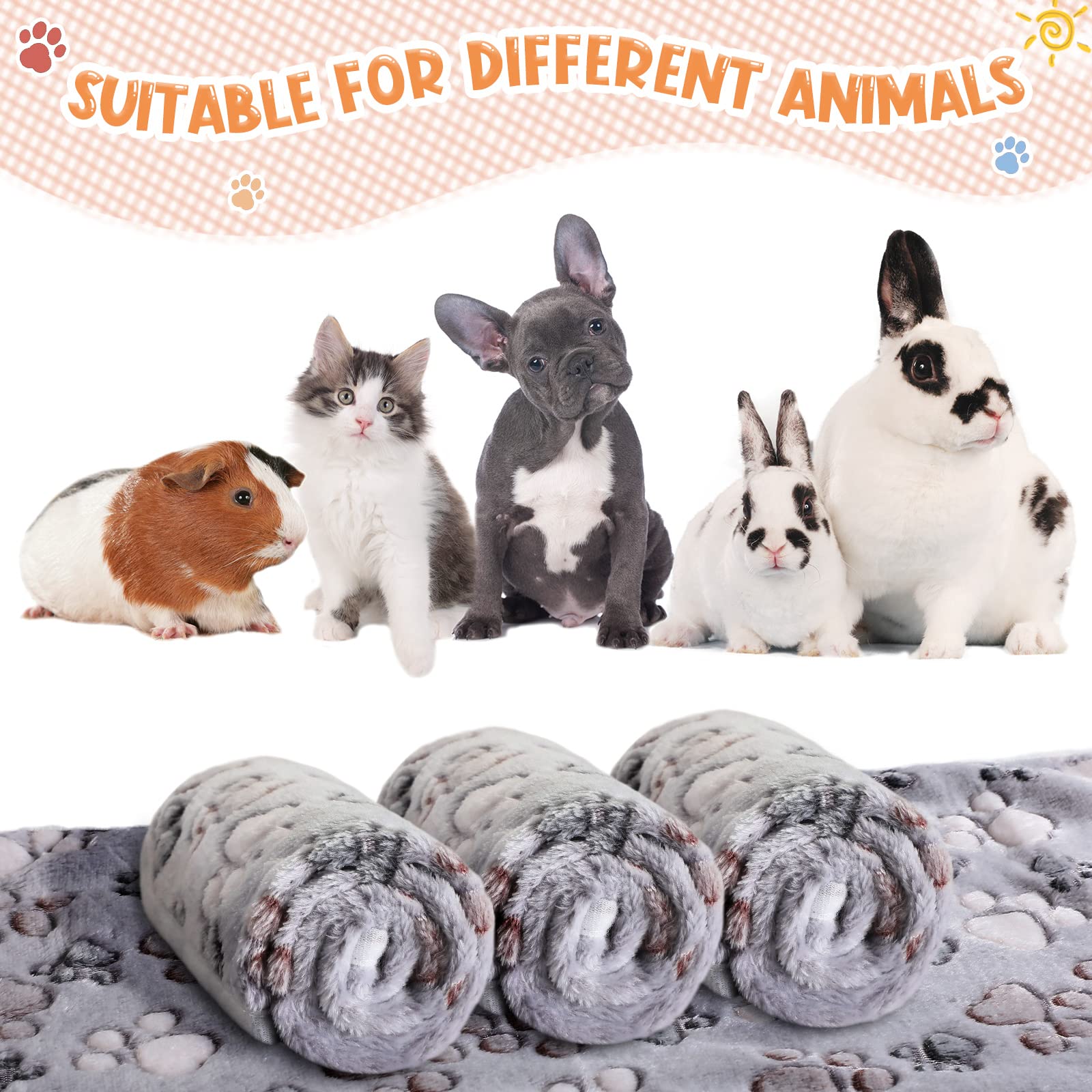 Tatuo furniture-protect blanket with paw print to guard surfaces