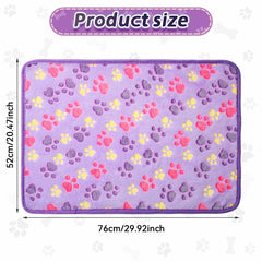 Tatuo pet blanket purple fleece guards furniture from scratches