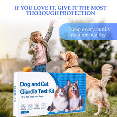 Tauphete Giardia test kit instructions guide simple steps for results.