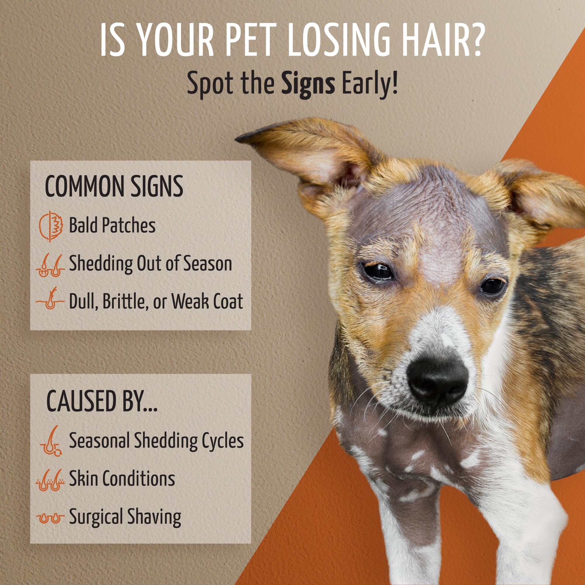 Tauro Pro Line deshedding shampoo pour demonstrates even dispensing during bathtime for thorough cleansing.