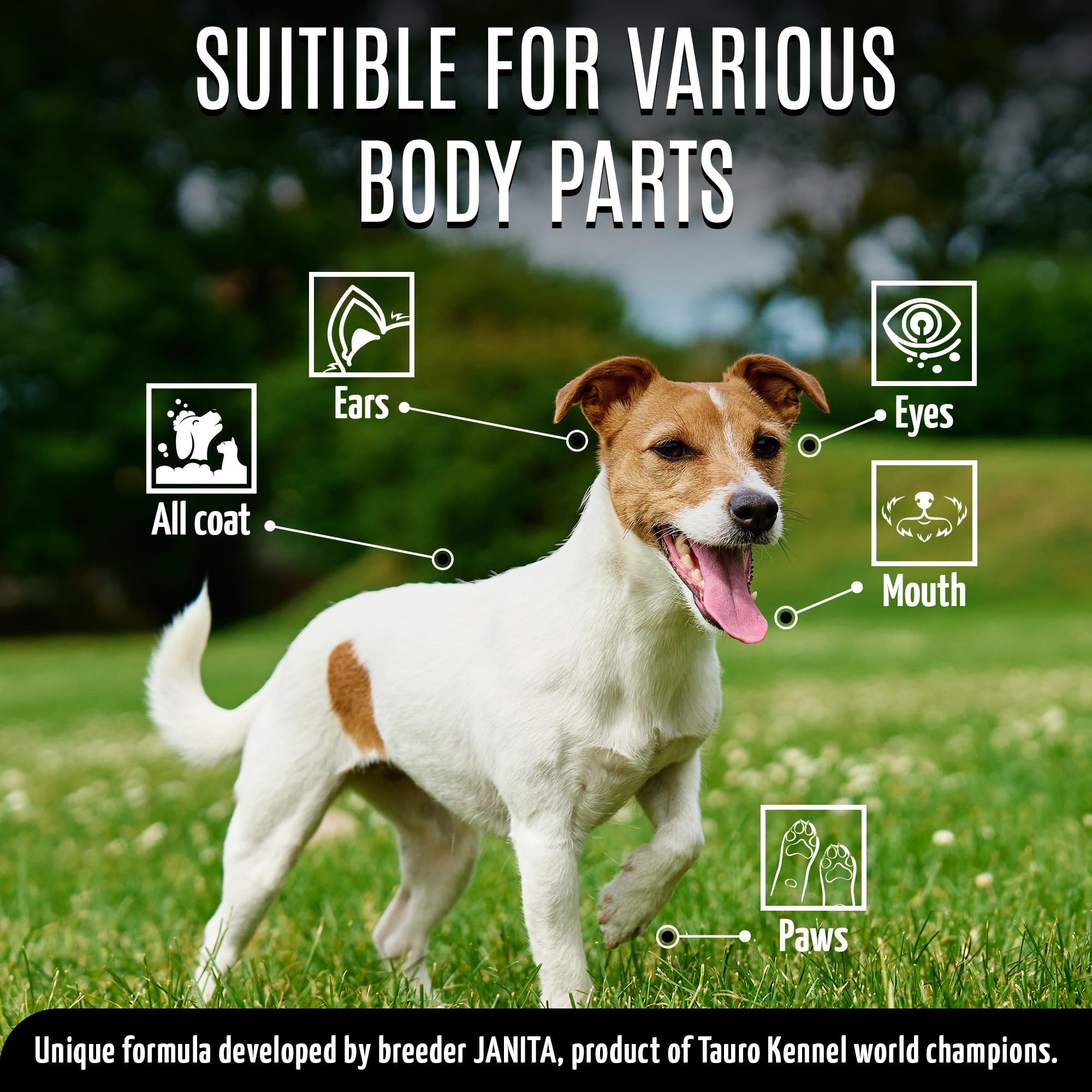 Tauro Pro Line ear-cleaning-action showcases debris removal and fresh feel.