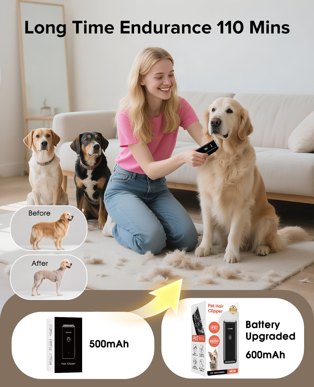 Tawiijou cat shaver with ceramic blade for precise trimming